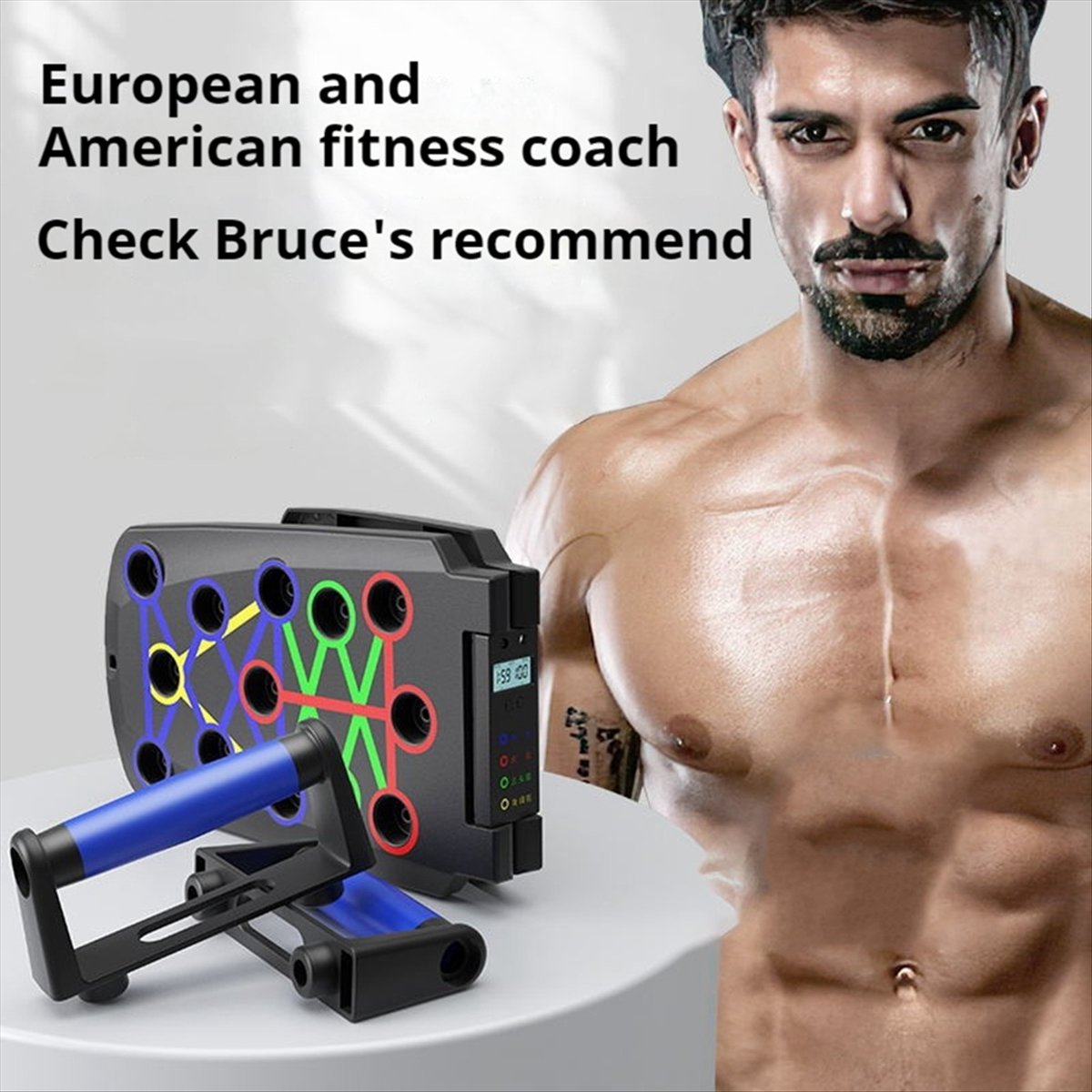 Placa push up dobrável portáti - Push Up Board avaliação e preço