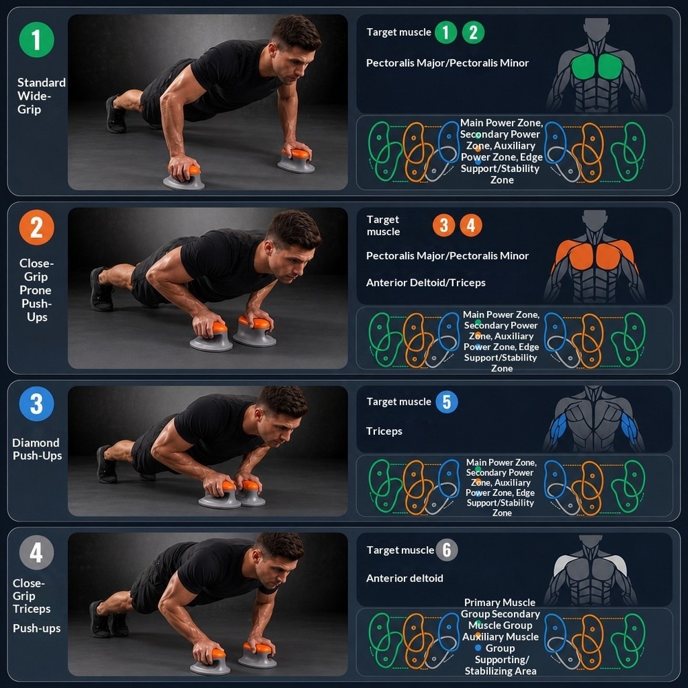 Novo Grande Suporte Antiderrap - Push Up Board avaliação e preço