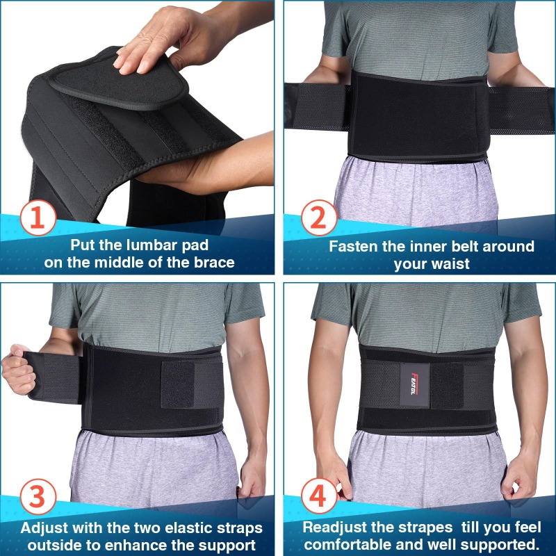 Cinta de suporte lombar para c - Posture Corrector Back avaliação e preço